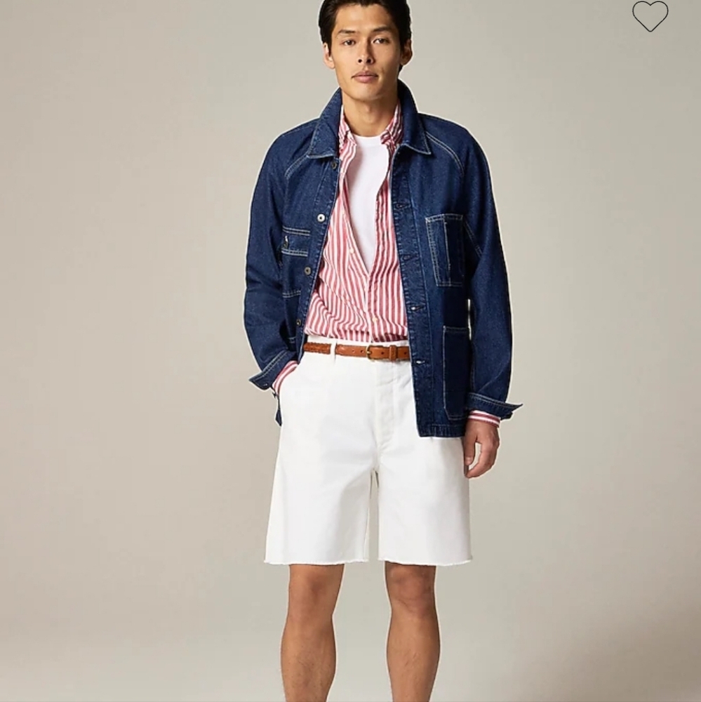 J Crew Wallace & Barnes chore jacket in Japanese denim Size M NWT *flaw
